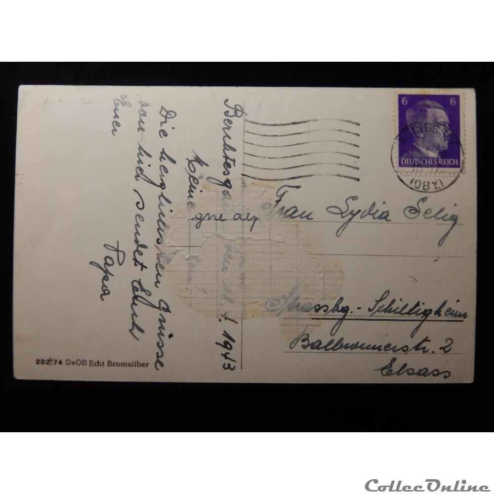 CPA d'Allemagne, Berchtesgaden carte postale europe alsace cpa allemagne berchtesgaden