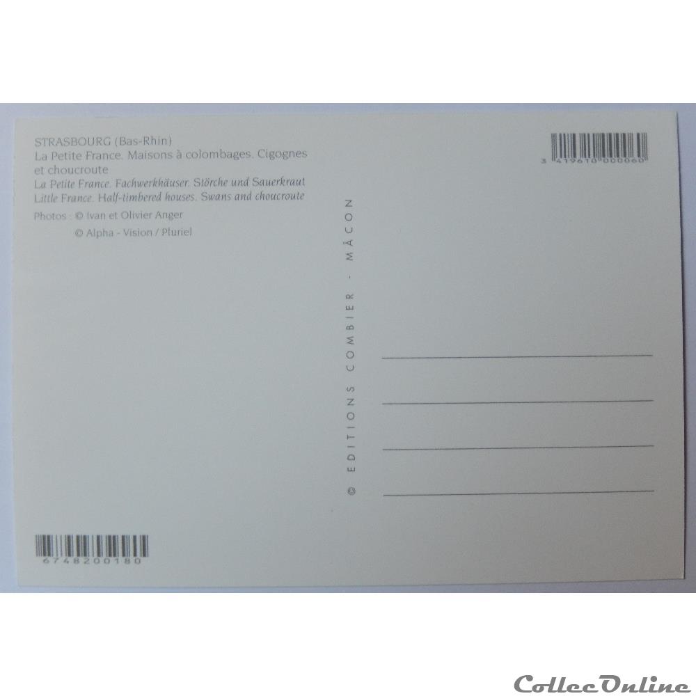 carte postale france alsace cp du bas rhin strasbourg