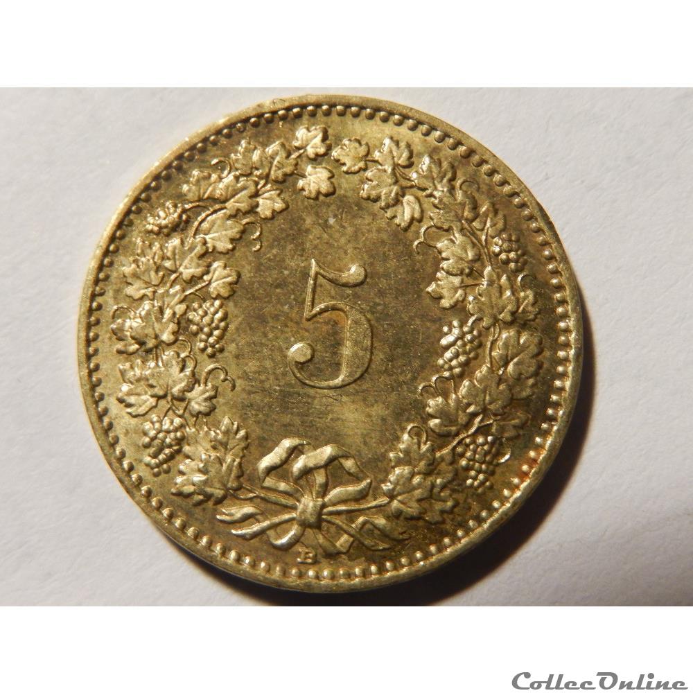 Suisse, 5 centimes 2009 monnaie monde suisse 5 centimes 2009