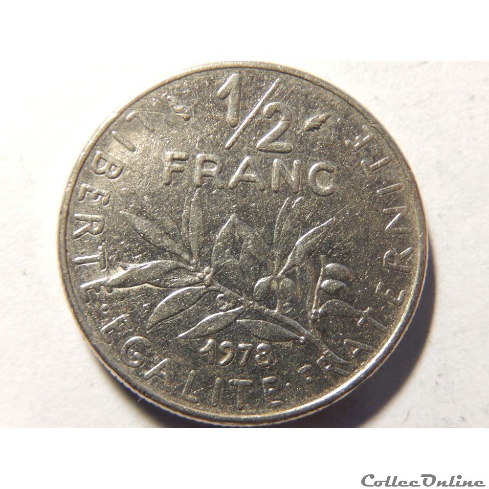 50 centimes Semeuse 1978 monnaie france moderne 50 centimes semeuse 1978