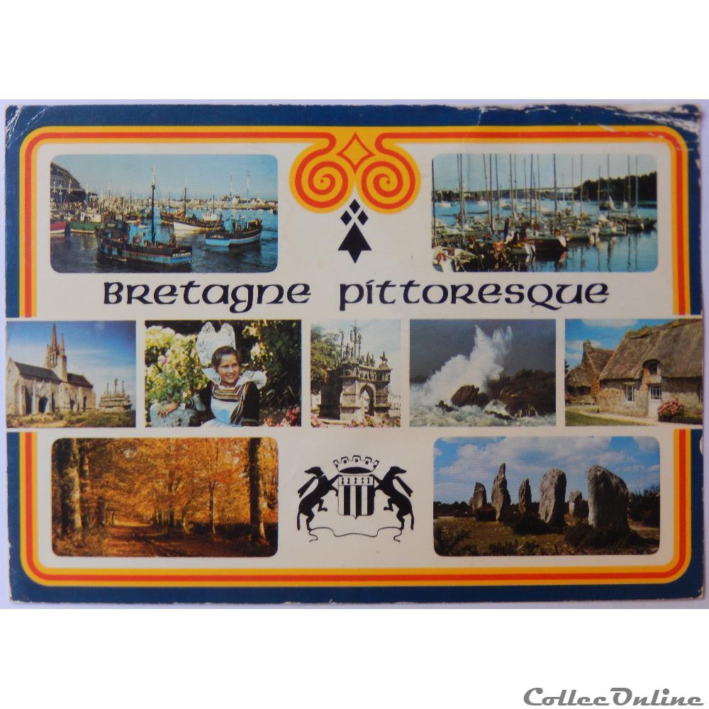 carte postale france cp de bretagne