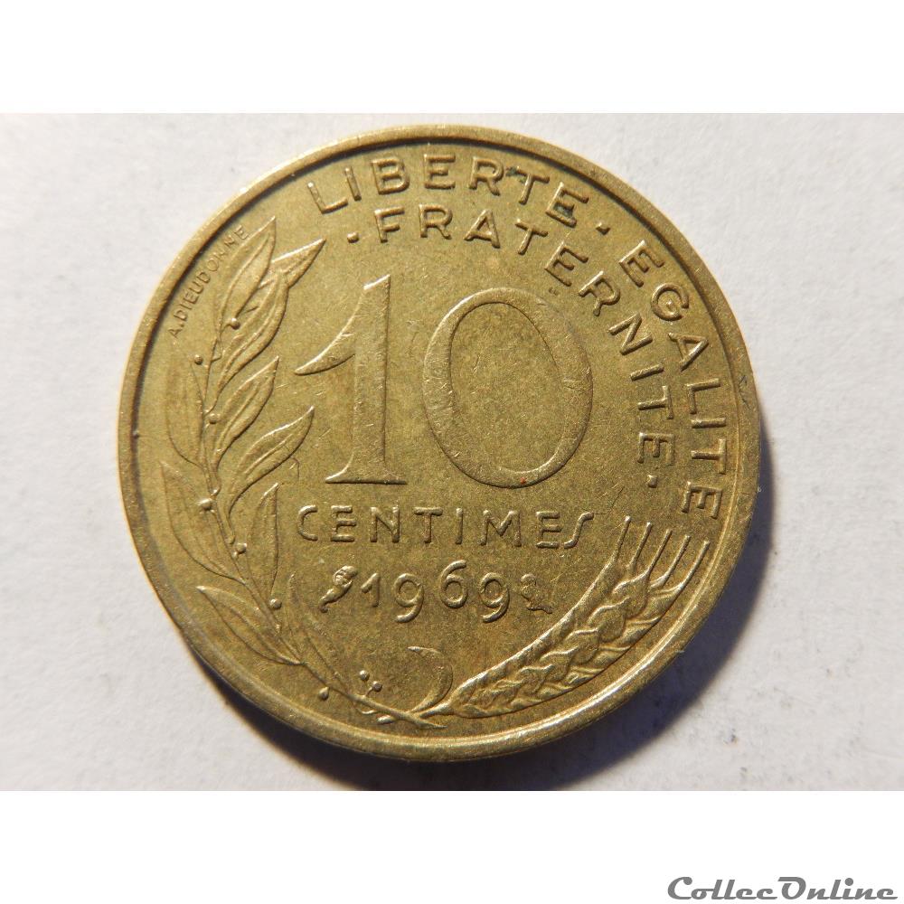 10 centimes Marianne 1969 monnaie france moderne 10 centimes marianne 1969