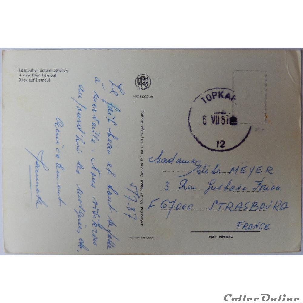 carte postale asie alsace cp de turquie istanbul