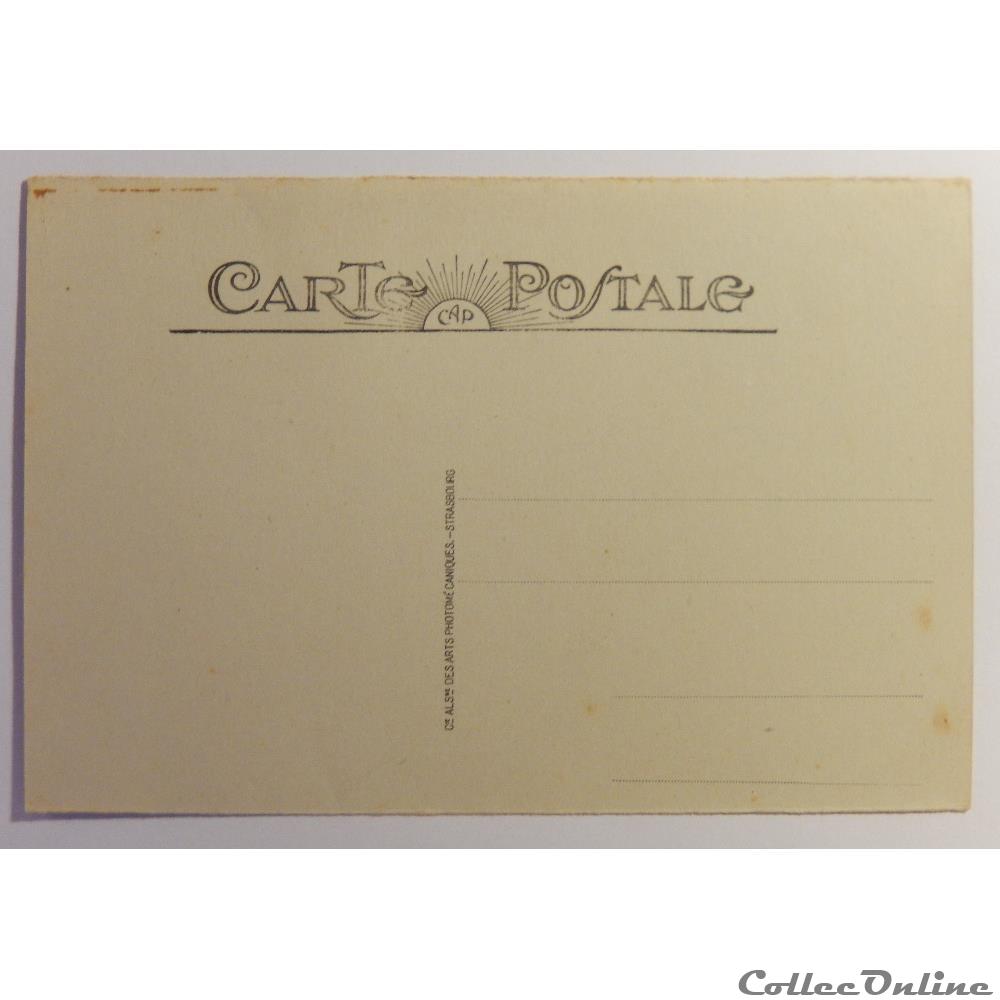 carte postale france alsace cpa de strasbourg orangerie bas rhin