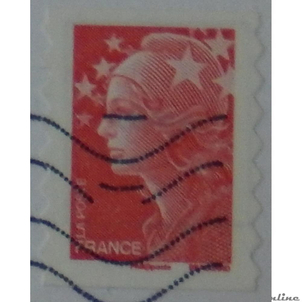 timbre france aa00175 marianne de beaujard sans valeur de 2008
