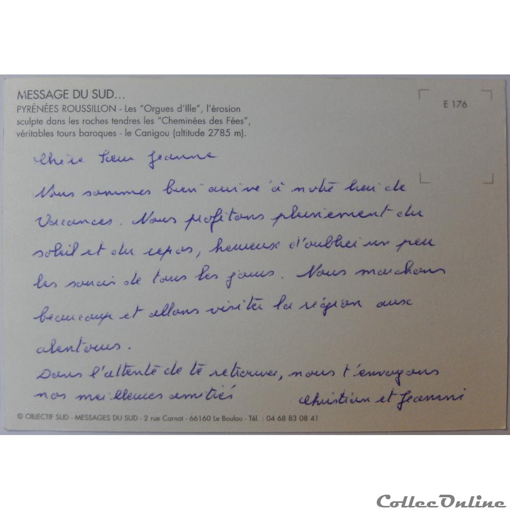 CP des Pyrénées-Orientales, Ille-sur-têt carte postale france midi cp des pyrenees orientales ille sur tet