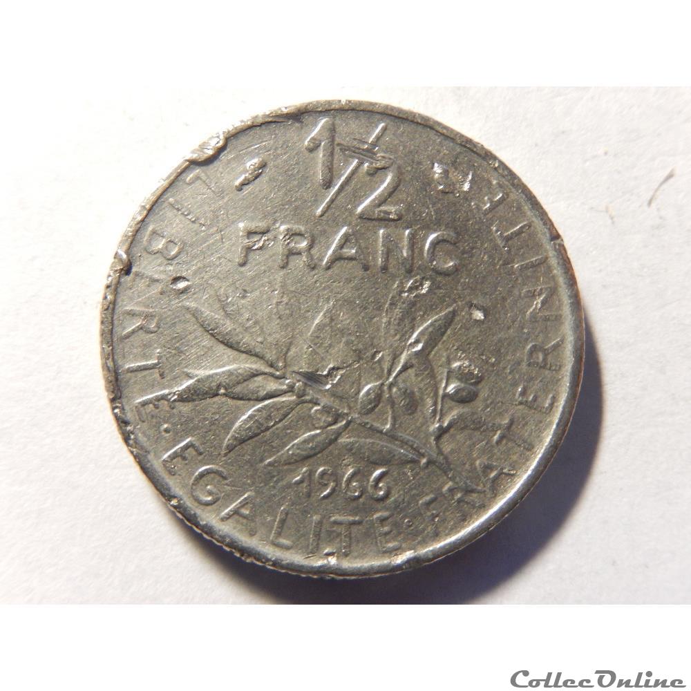 50 centimes Semeuse 1966 monnaie france moderne 50 centimes semeuse 1966