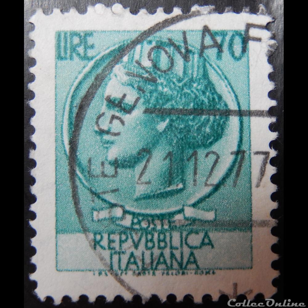 timbre europe italie 00718a piece de syracuse 70 lires de 1960