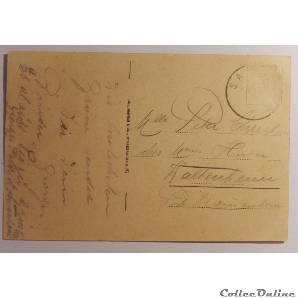 carte postale france alsace cpa de saverne bas rhin