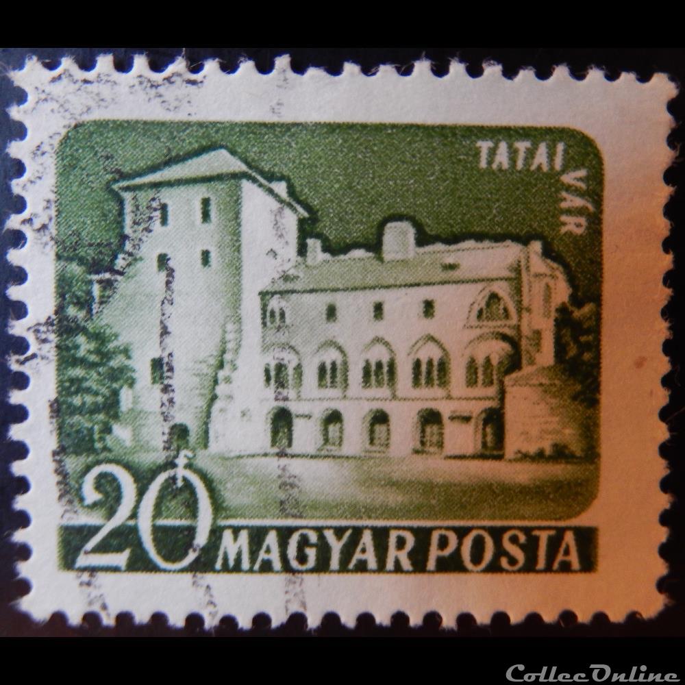 Hongrie 01336 Tata 20f de 1960 timbre europe hongrie 01336 tata 20f de 1960
