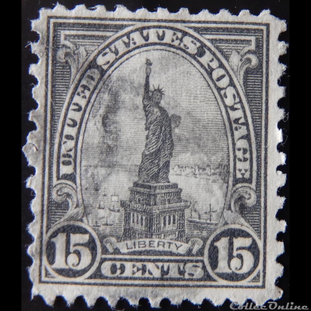 Etats Unis 00241B statue de la Liberté 15c de 1931 timbre amerique etats unis 00241b statue de la liberte 15c de 1931