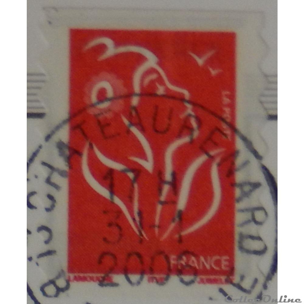 AA00049 Marianne de Lamouche rouge sans valeur de 2005 timbre france aa00049 marianne de lamouche rouge sans valeur de 2005