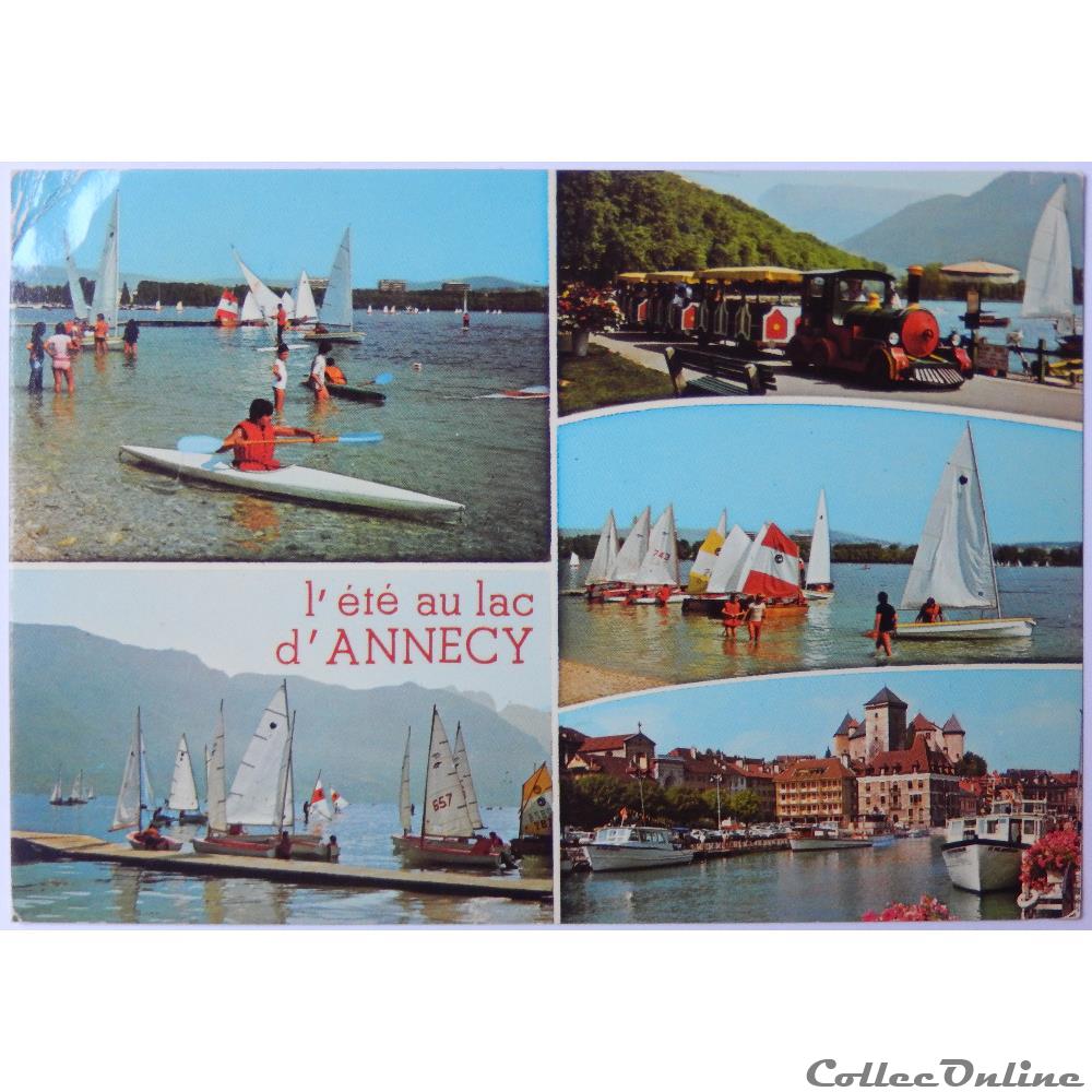 carte postale france rhone alpe cp de haute savoie lac annecy