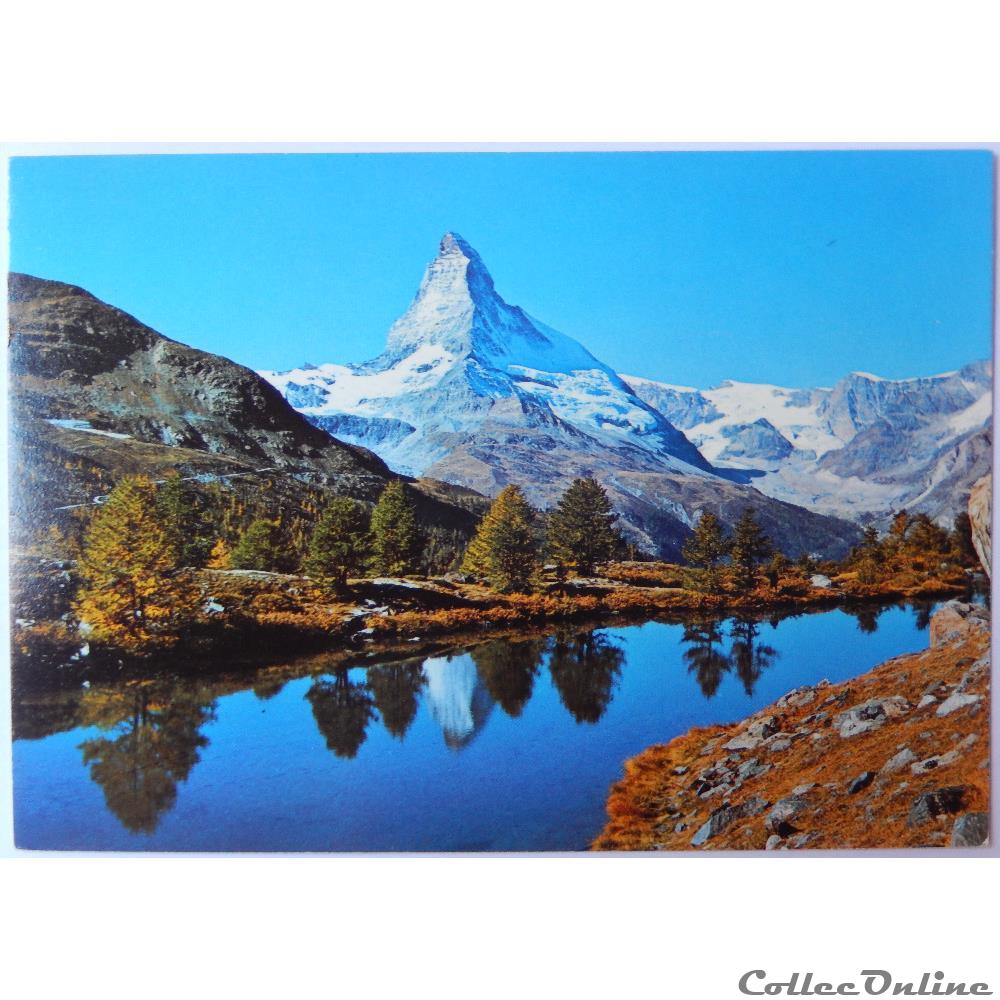 CP de Suisse, Le Valais, Zermatt, Grindjisee carte postale europe alsace cp de suisse le valais zermatt grindjisee