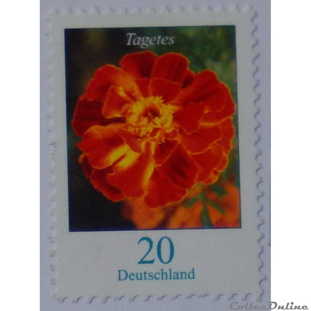 Allemagne RFA 02296 fleur Oeillets d'Inde 20c de 2005 timbre europe allemagne rfa 02296 fleur oeillets inde 20c de 2005