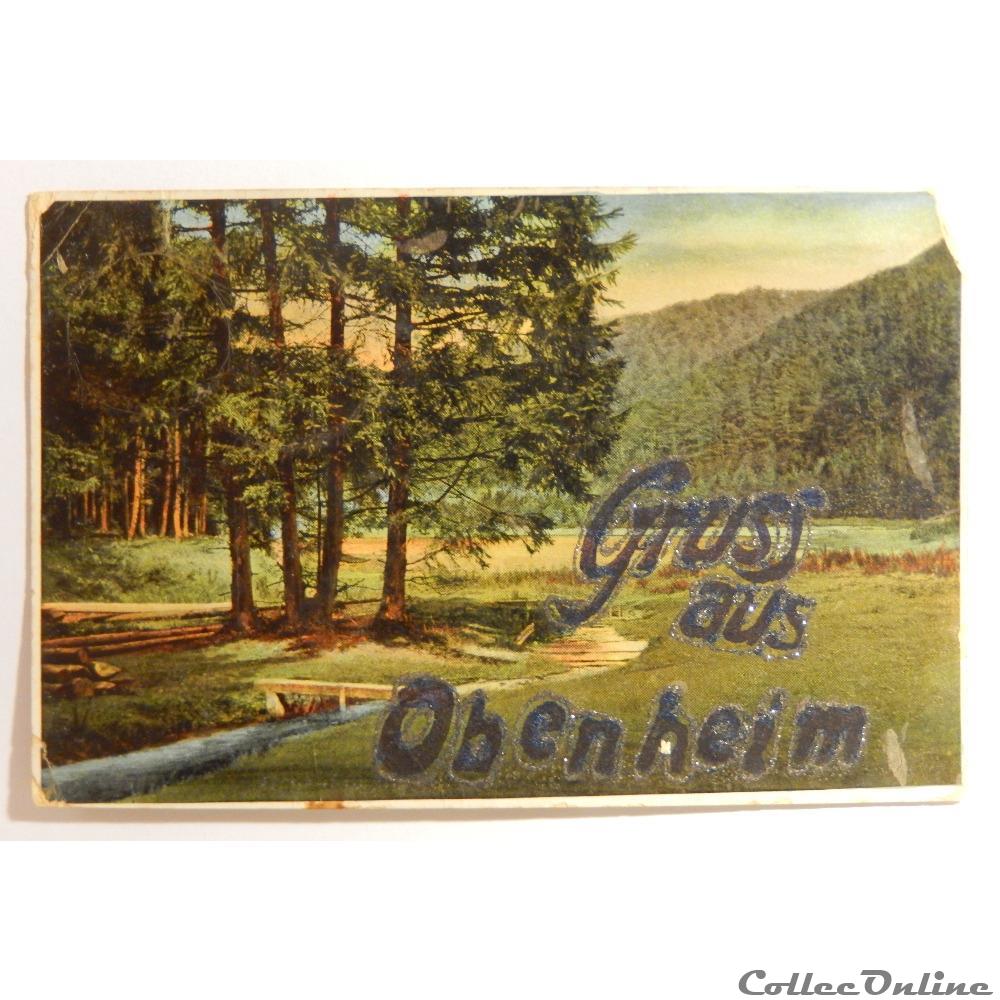carte postale france alsace cpa de obenheim bas rhin