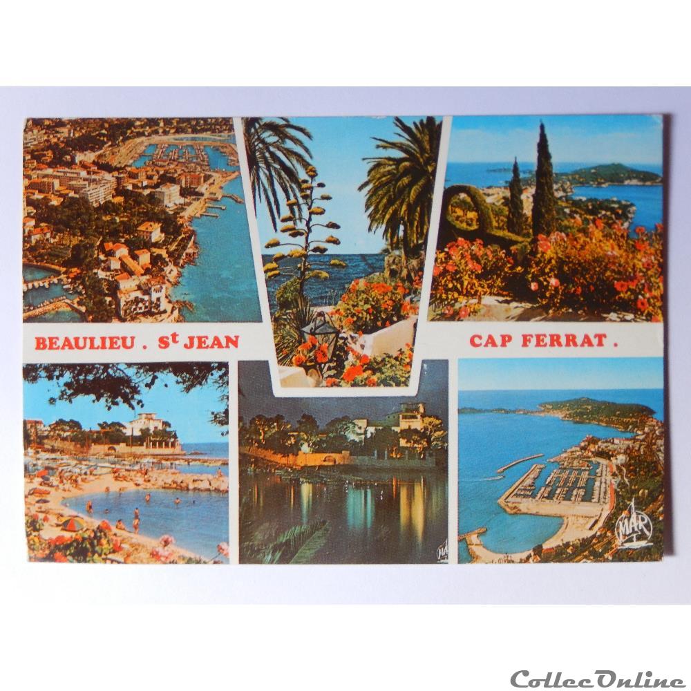 CP des Alpes-Maritimes, Beaulieu, Saint-Jean-Cap-Ferrat carte postale france provence cote azur cp des alpes maritimes beaulieu saint jean cap ferrat
