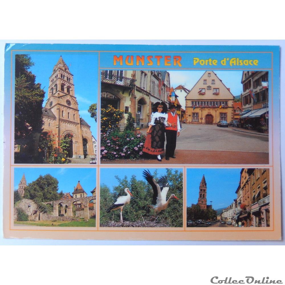 carte postale france alsace cp du haut rhin munster