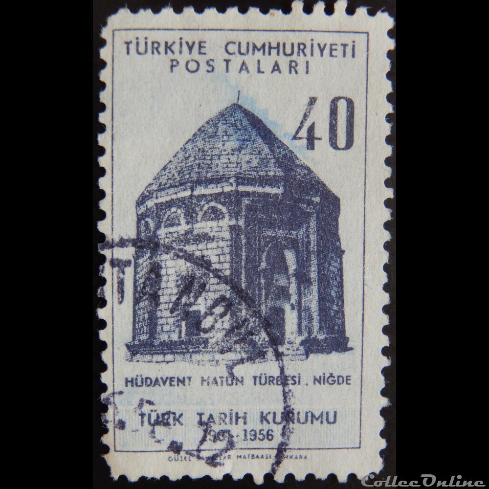 Turquie 01286 association historique 40 Kurus de 1956 timbre asie turquie 01286 association historique 40 kurus de 1956