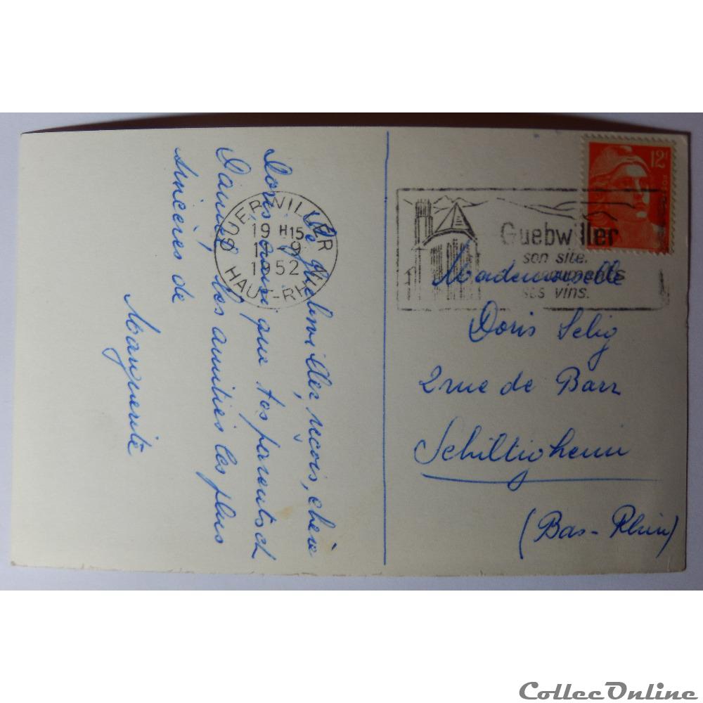 carte postale france alsace cpa de guebwiller haut rhin
