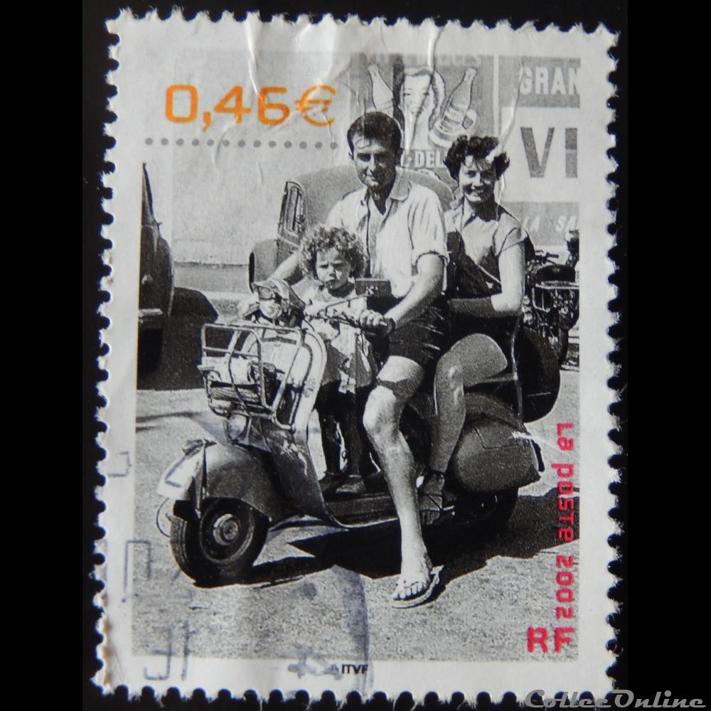 03521 Un superbe été - Saint-Brévin-les-Pins 1955 0.46€ de 2002 3 timbre france 03521 un superbe ete saint brevin les pins 1955 0 46 de 2002