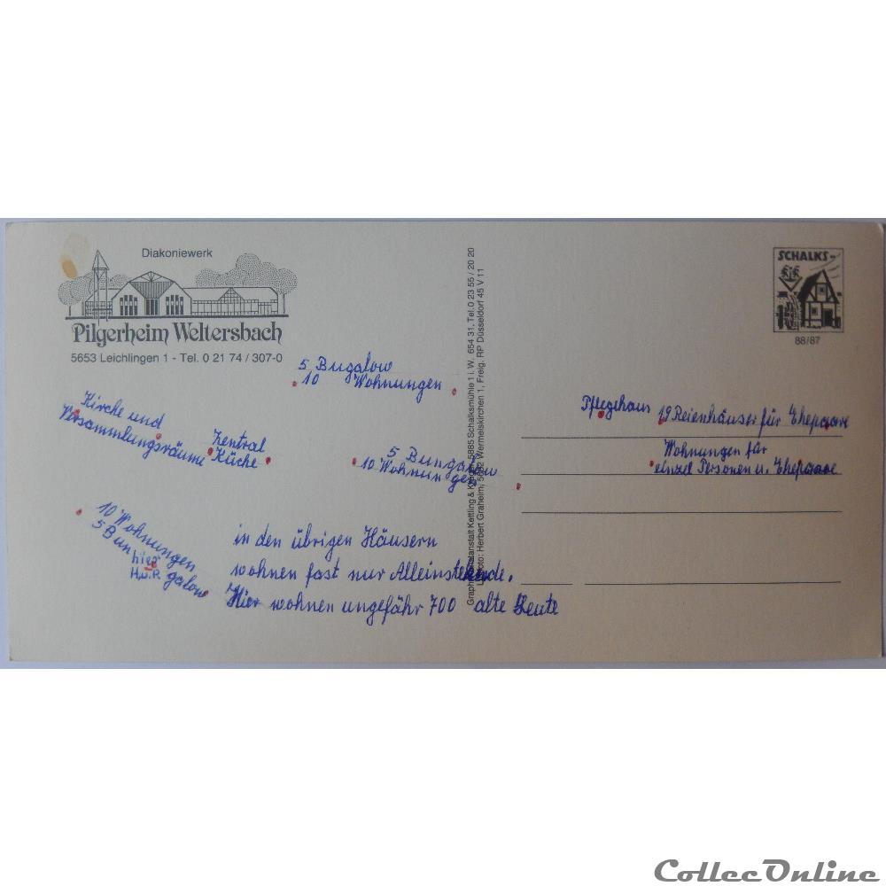 CP d'Allemagne, Rhénanie du Nord-Westphalie, Leichlingen carte postale europe bourgogne cp allemagne rhenanie du nord westphalie leichlingen