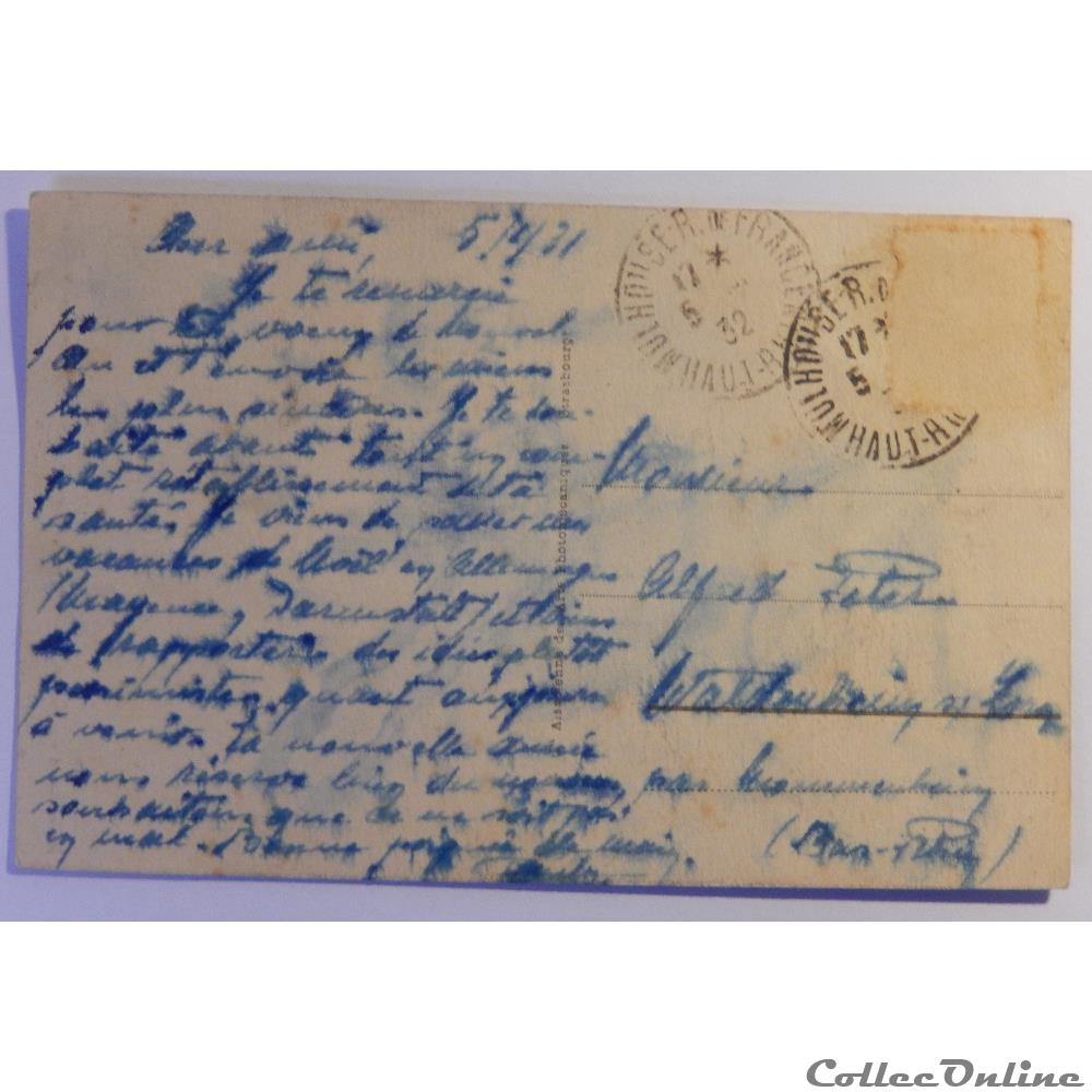 CPA de Mulhouse, Haut-Rhin carte postale france alsace cpa de mulhouse haut rhin