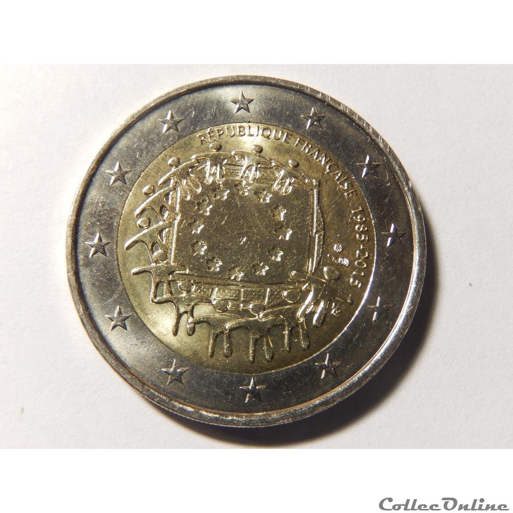 monnaie france drapeau europeen