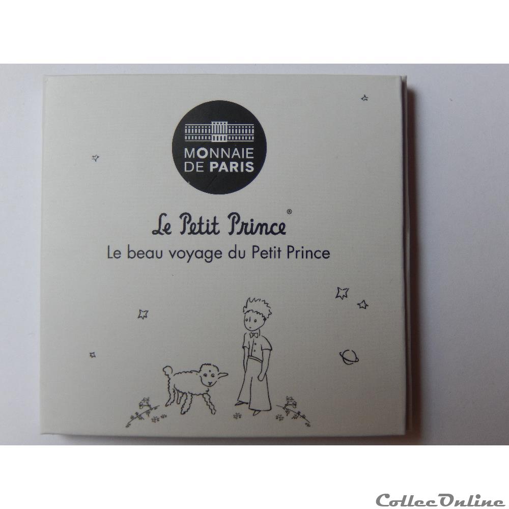 50 euros, Le Petit Prince et le mouton 2016 2 monnaie france moderne 50 euros le petit prince et le mouton 2016