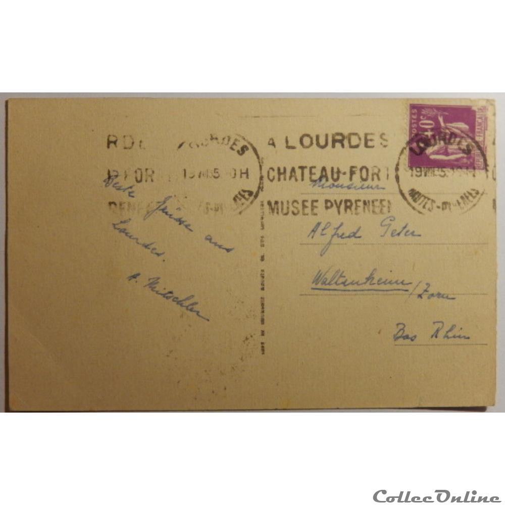 CPA des Hautes-Pyrénées, Lourdes carte postale france midi cpa des hautes pyrenees lourdes