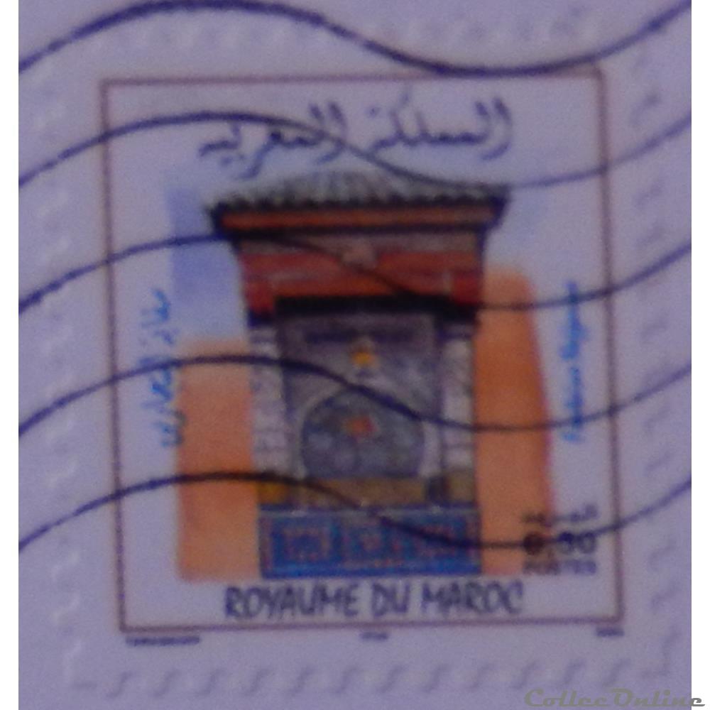 timbre afrique maroc 01333 mosquee de nejjarine 6 50d de 2003