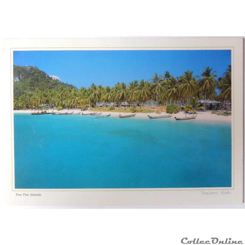 CP de Thailande, Krabi, îles Phi Phi carte postale asie bretagne cp de thailande krabi iles phi phi