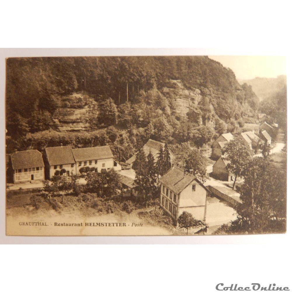 carte postale france alsace cpa eschbourg graufthal bas rhin