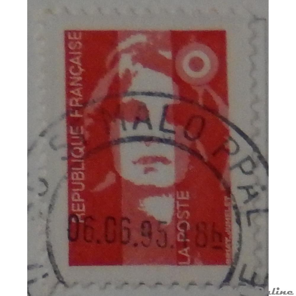 02806 Marianne de Briat rouge dentelé Timbre sans valeur faciale de 1993 5 france 02806 marianne de briat rouge dentele timbre sans valeur faciale de 1993