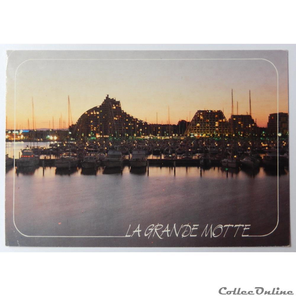 CP de l'Hérault, La Grande Motte carte postale france languedoc roussillon cp de herault la grande motte