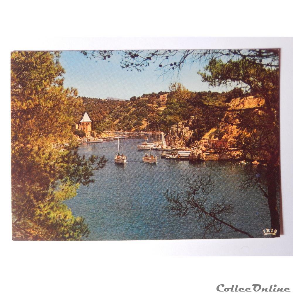 carte postale france provence cote azur cp des bouches du rhone cassis calanque de port miou