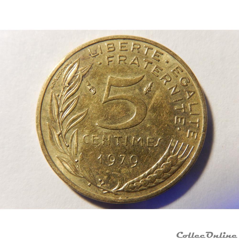 5 centimes Marianne 1979 monnaie france moderne 5 centimes marianne 1979