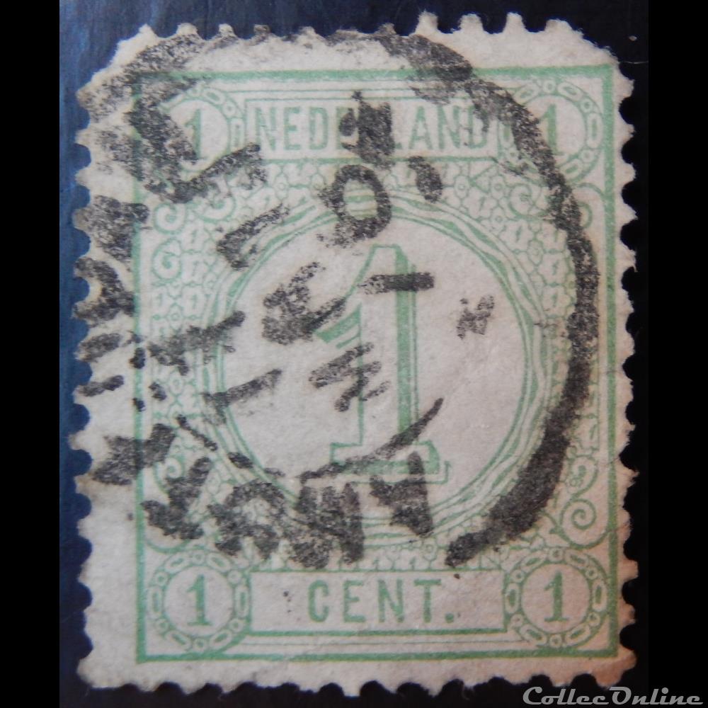 Pays-Bas 00031A chiffre 1c de 1876 timbre europe pays bas 00031a chiffre 1c de 1876