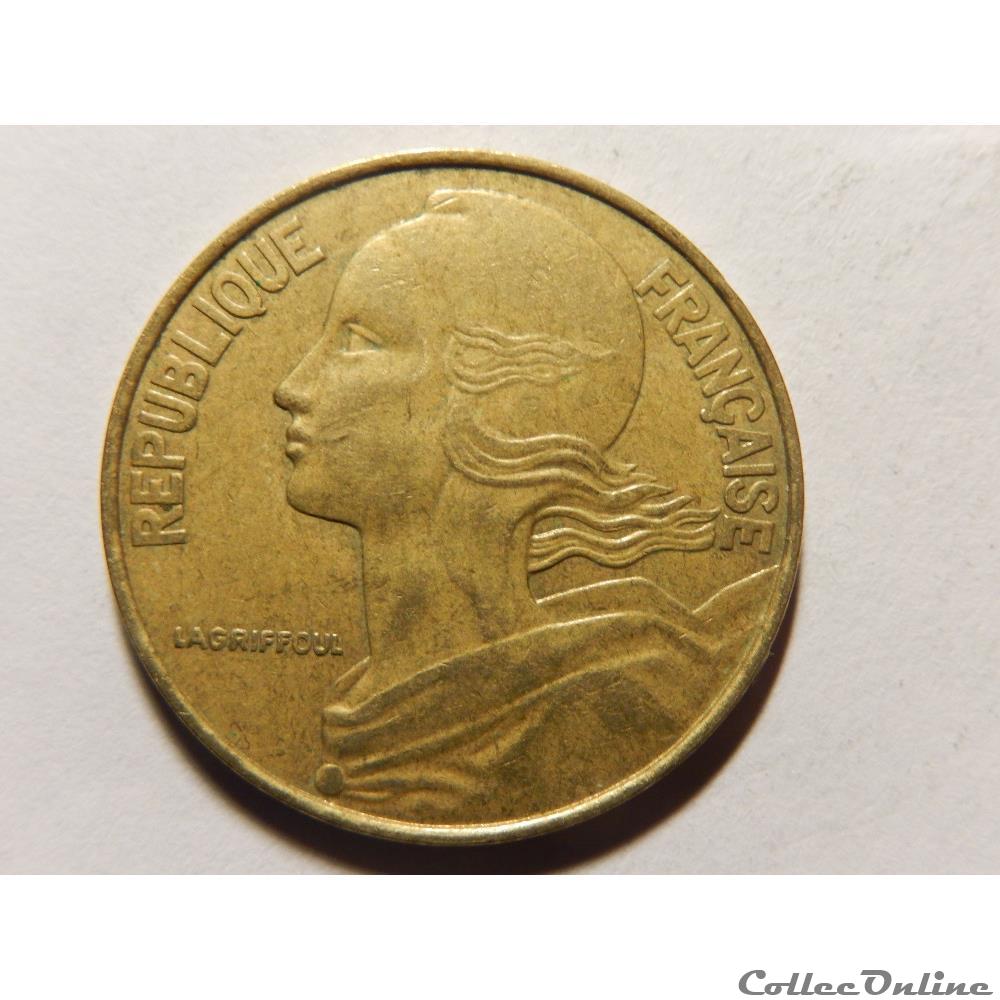 monnaie france moderne 20 centimes marianne 1989