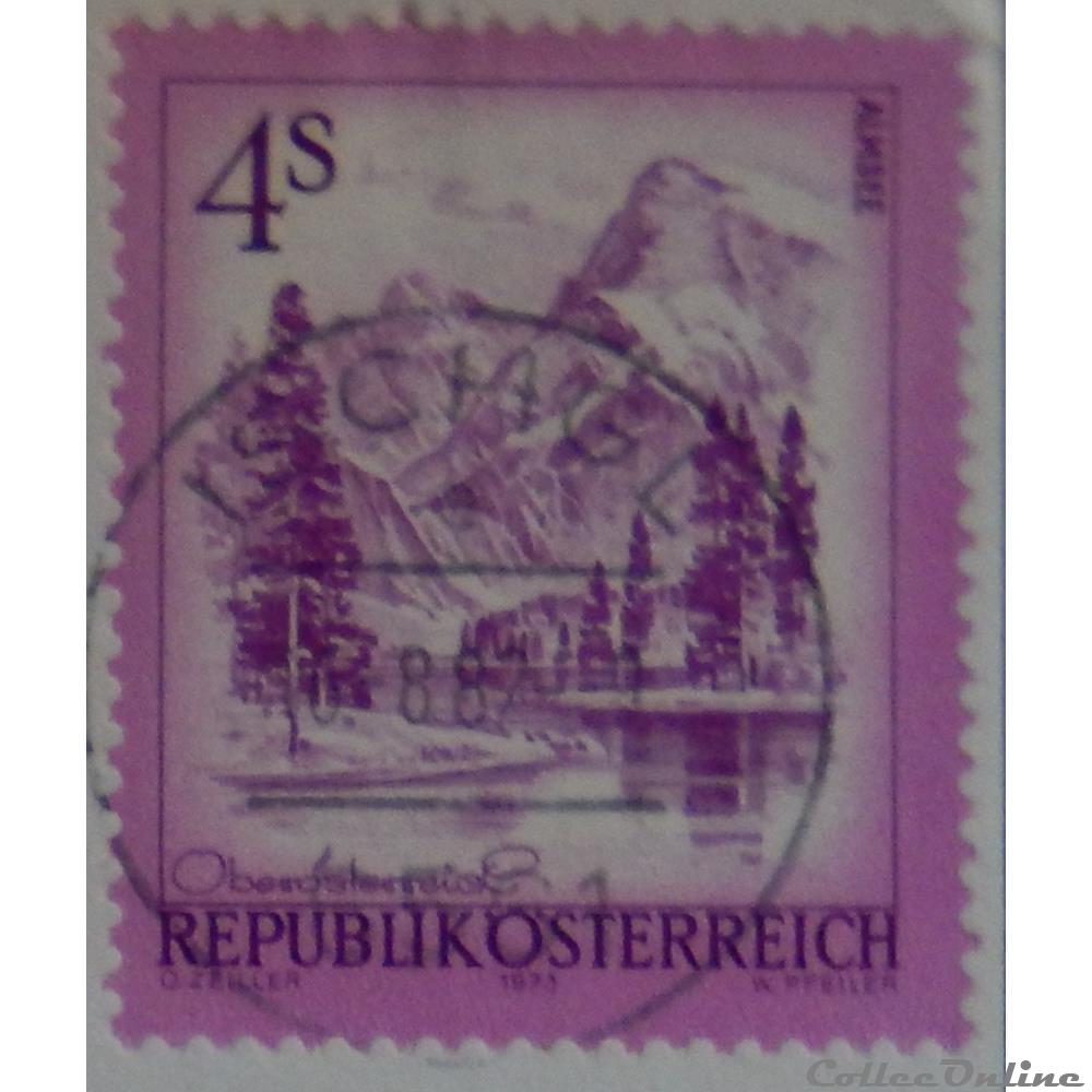 timbre europe autriche 01259 almsee haute autriche 4s de 1973