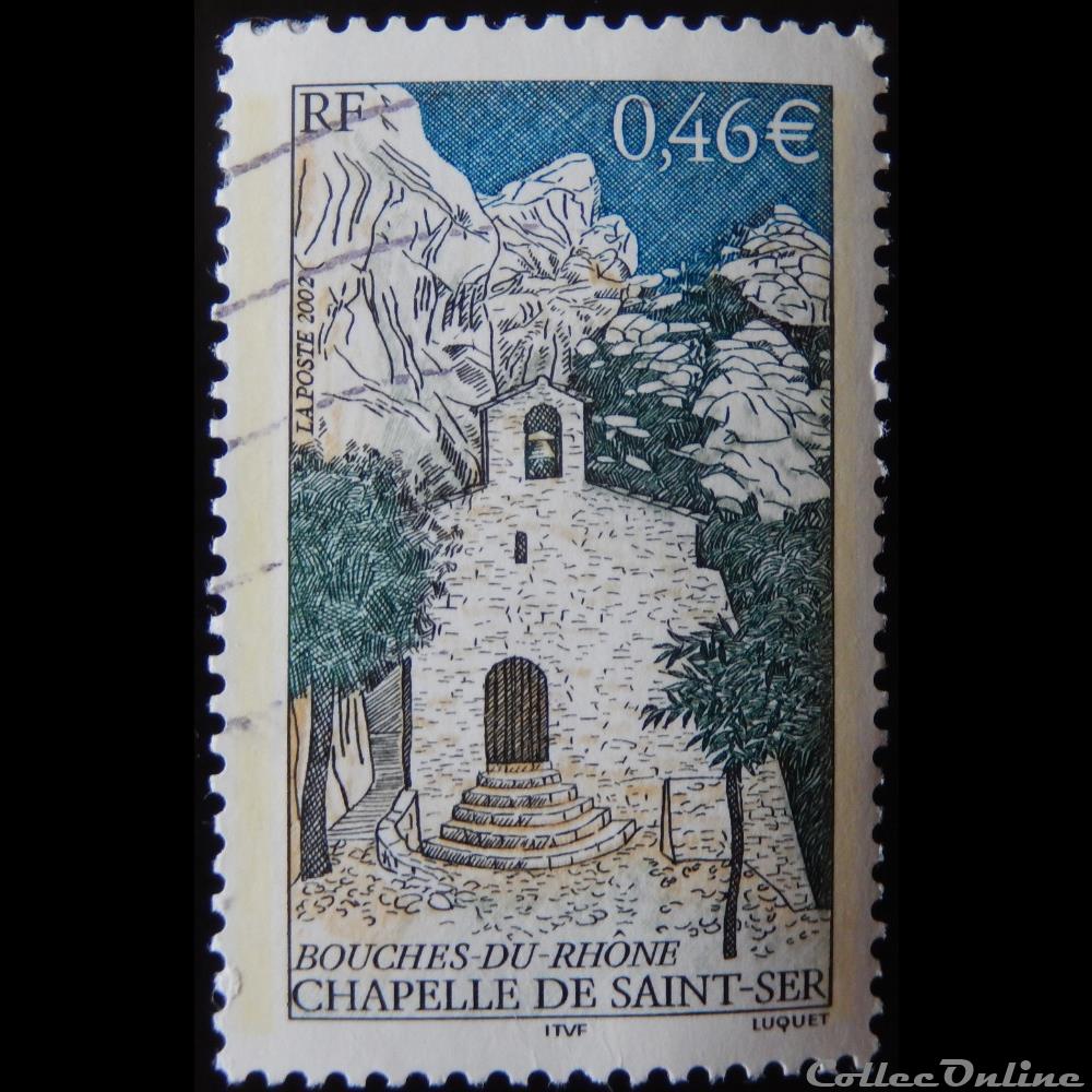 03496 Puyloubier La chapelle Saint Ser 0.46€ de 2002 2 timbre france 03496 puyloubier la chapelle saint ser 0 46 de 2002