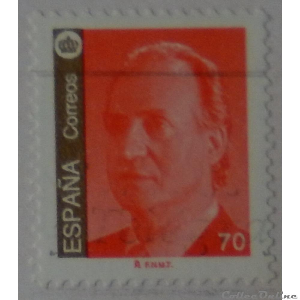 Espagne 03102 roi Juan Carlos I 70ptas de 1998 timbre europe espagne 03102 roi juan carlos i 70ptas de 1998