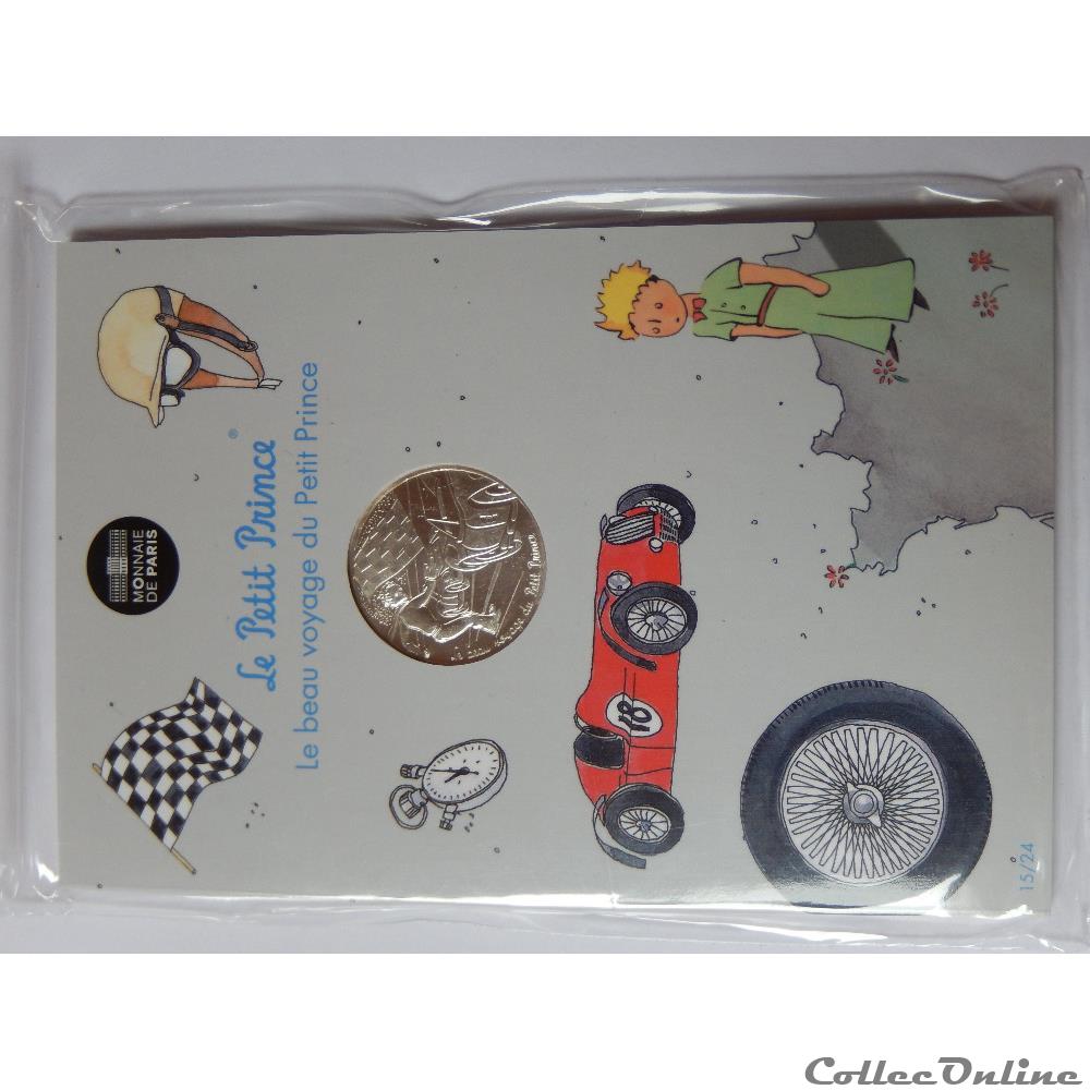 monnaie france moderne 10 euros le beau voyage du petit prince aux courses de voitures