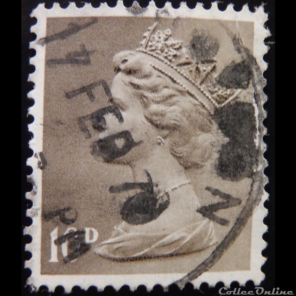Royaume-Uni 01076 reine Elisabeth II 16p de 1983 timbre europe royaume uni 01076 reine elisabeth ii 16p de 1983