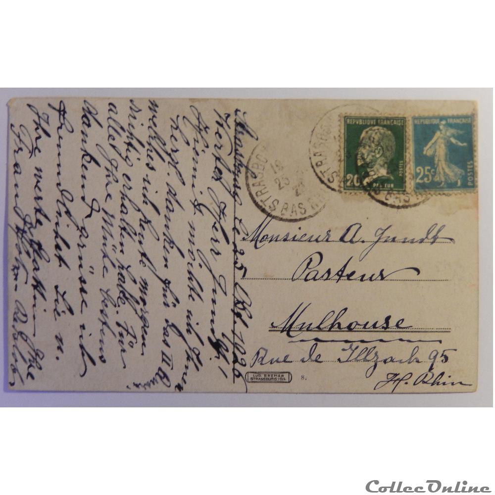 CPA de Strasbourg, Bas-Rhin carte postale france alsace cpa de strasbourg bas rhin