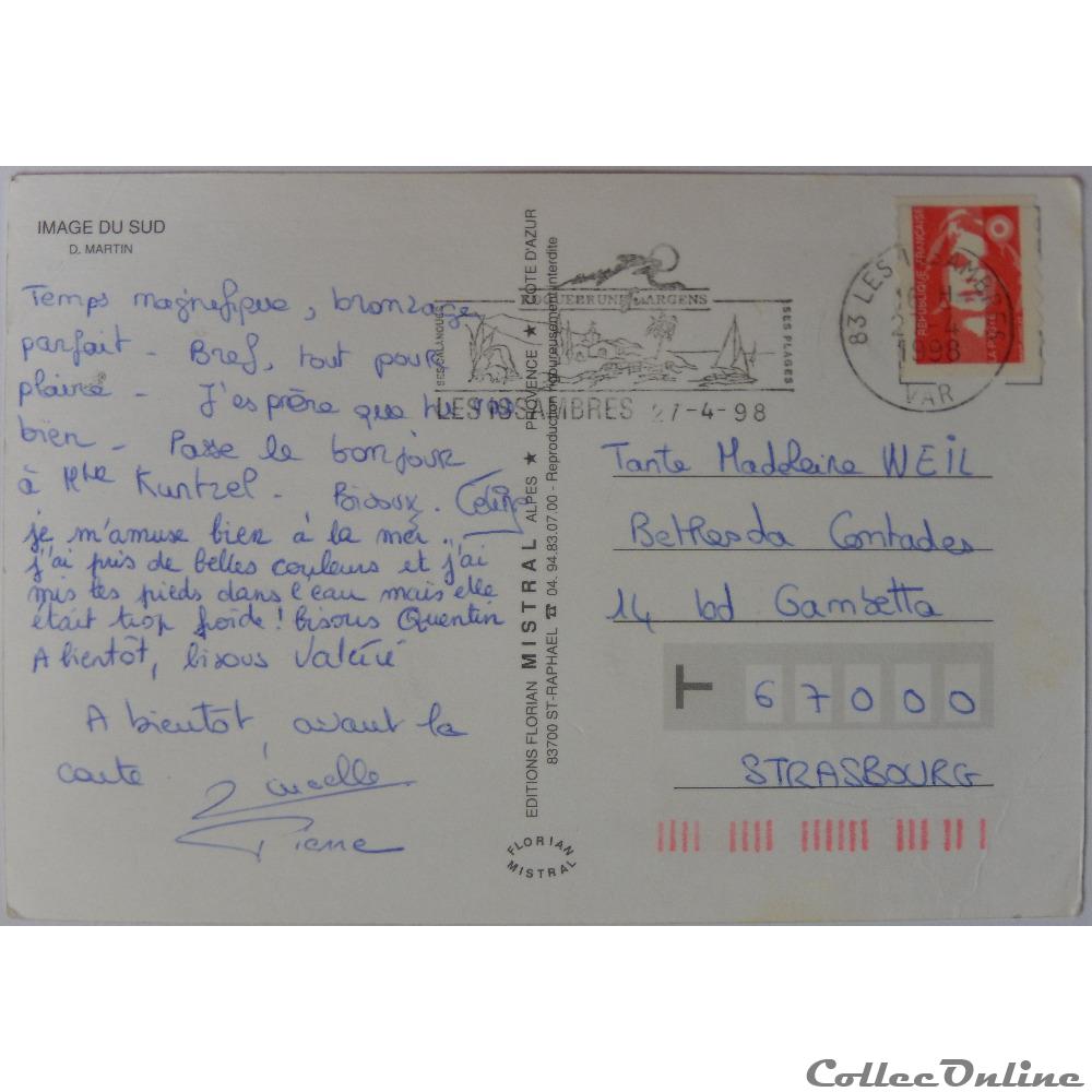 carte postale france provence cote azur cp des alpes maritimes