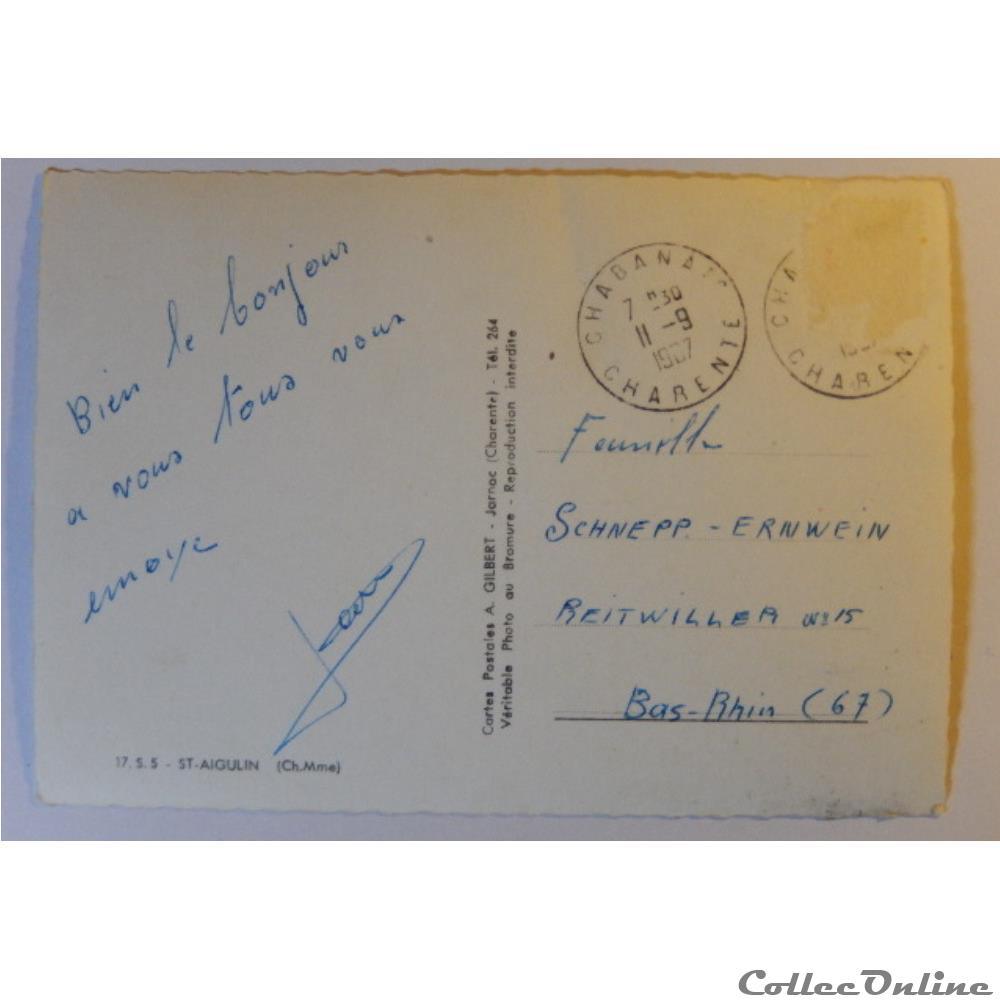CPA de Charente-Maritime, Saint Aigulin. carte postale france poitou cpa de charente maritime saint aigulin