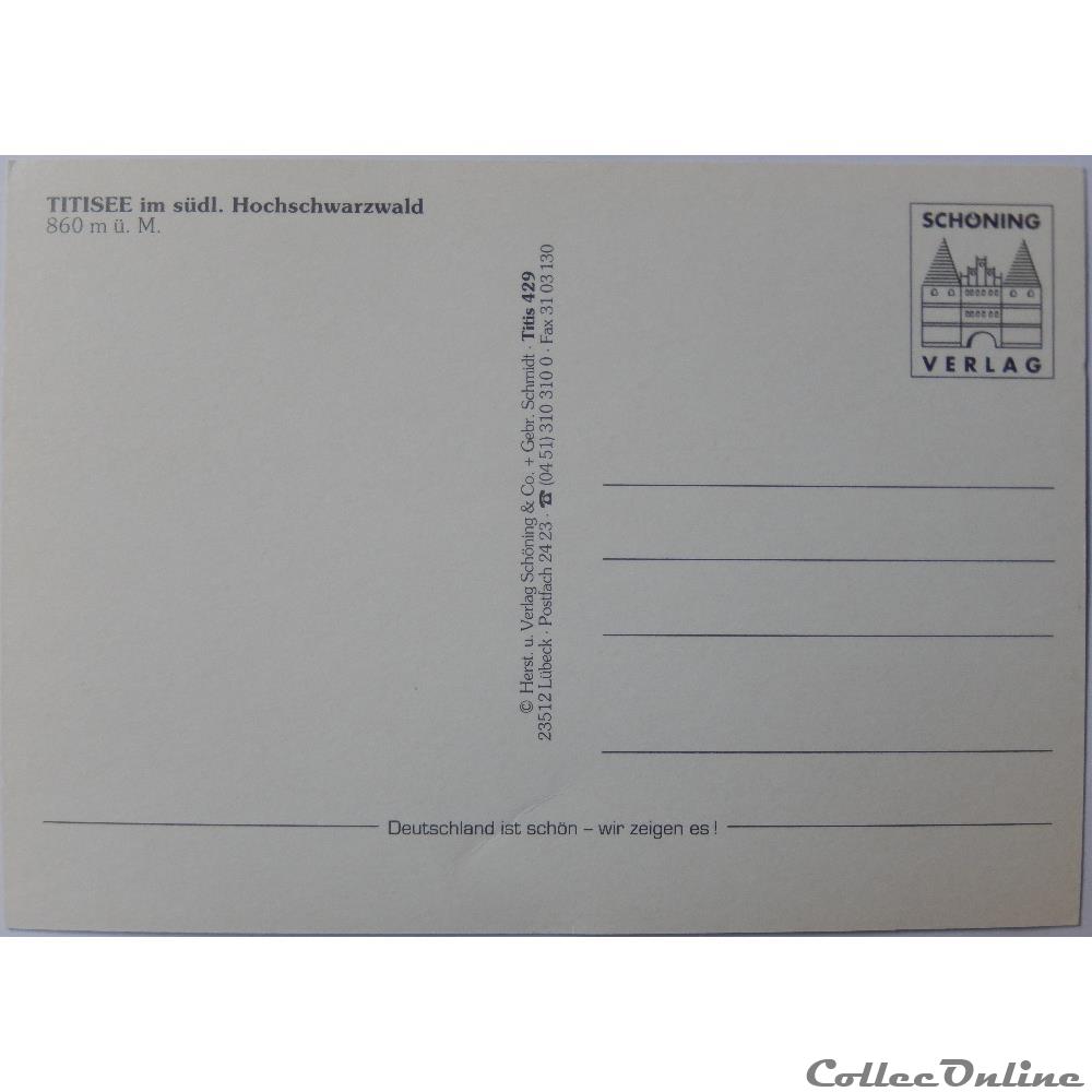 carte postale europe ile france cp allemagne bade wurtemberg titisee