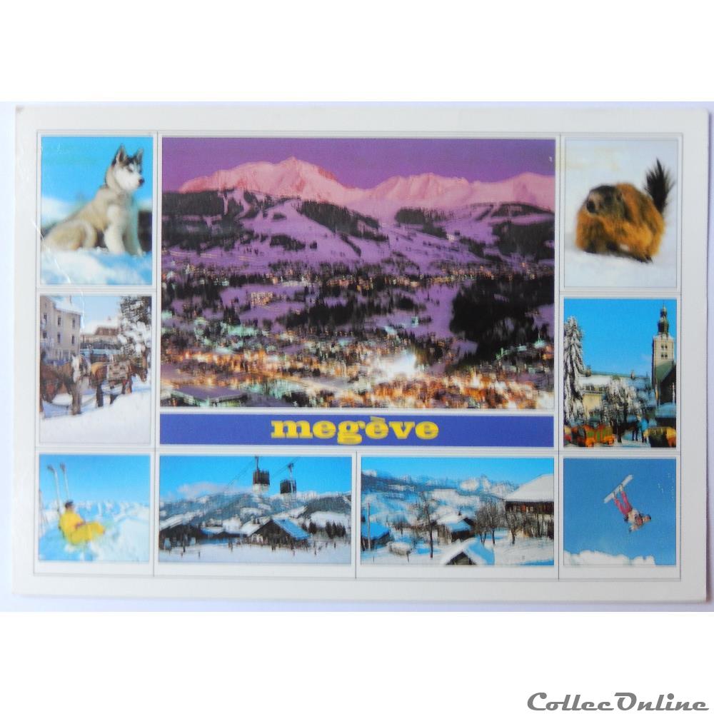 carte postale france rhone alpe cp de haute savoie megeve