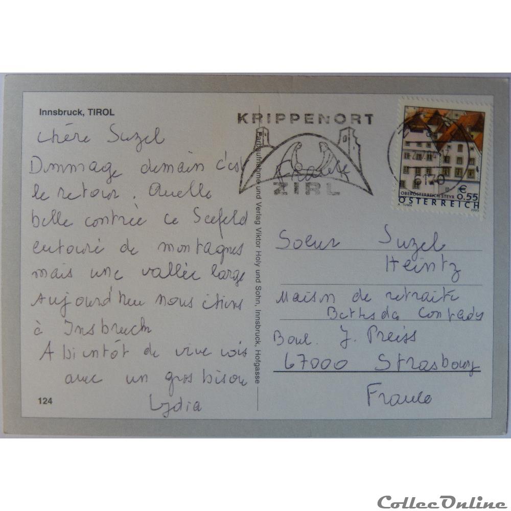 CP d'Autriche, Tirol, Innsbruck carte postale europe midi pyrenee cp autriche tirol innsbruck